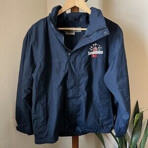 Farnborough Airshow 2012 Regatta Rain Jacket Waterproof Packable Hood Men Medium